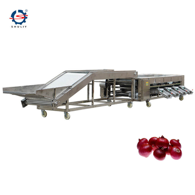 Commercial Fruit Processing Plant Fruit Dimension Sorter Potato Garlic Onion Grading Machine