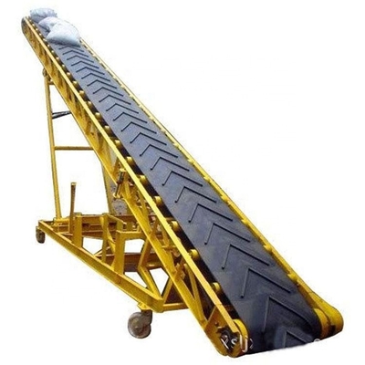 Wear Resistant Climbing Movable Belt Conveyor Matching Conveyor Belt Conveyor For Truck Loading Unloading